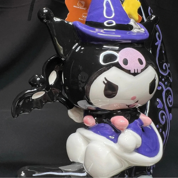 Blue Sky ClayWorks Sanrio Hello Kitty Kuromi Halloween Witch Ceramic Moon Figure - Picture 9 of 14